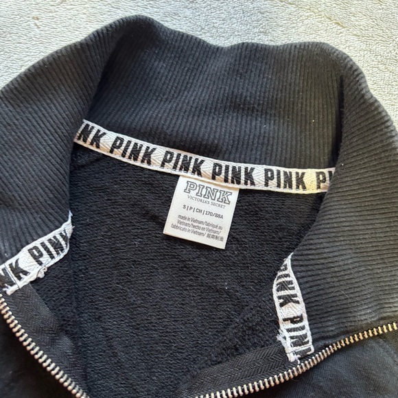 PINK Victoria’s secret 1/4 Zip Sweatshirt - Picture 4 of 5